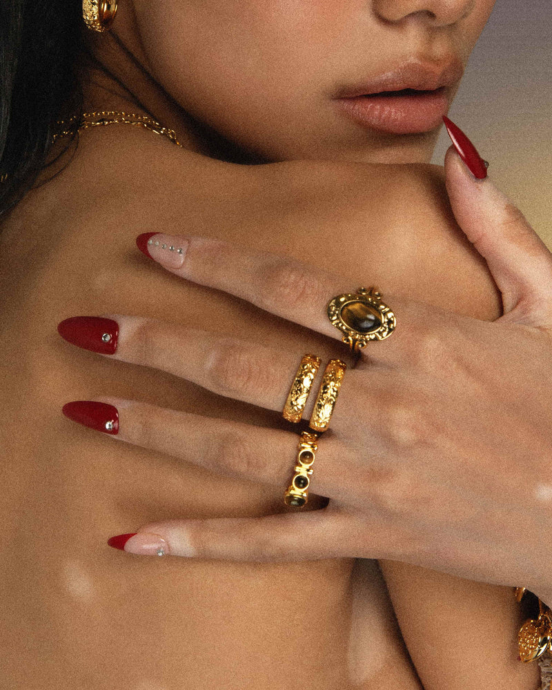 Tiger's Eye Savannah Ring